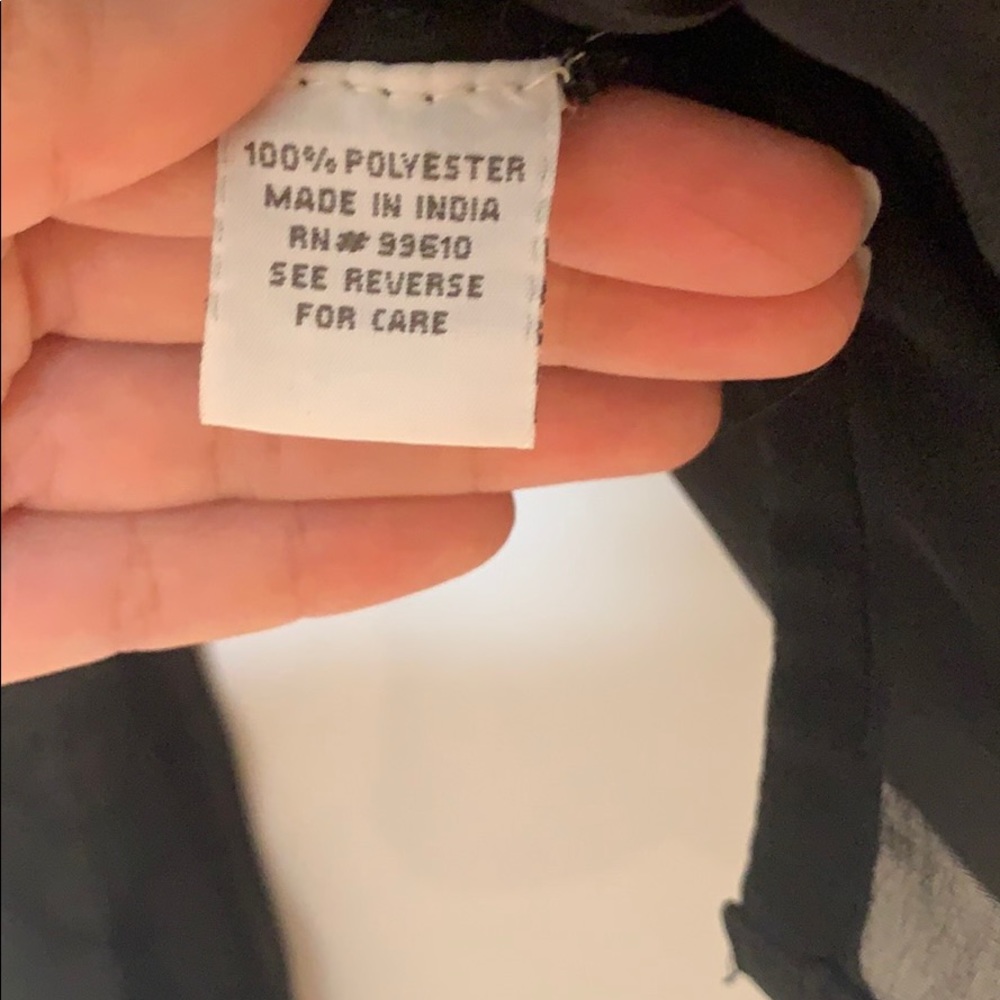 Sheer button down blouse - Picture 8 of 8